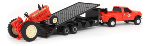Ertl 1/64 Allis Chalmers D19 Con Ford F-350 Y Remolque De Qu