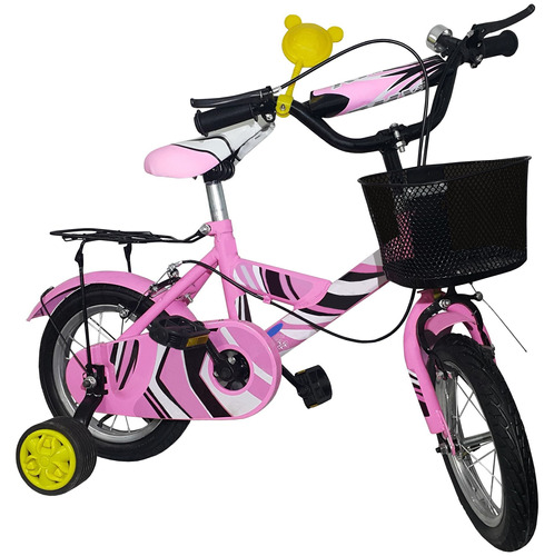 Bicicleta Infantil Rodado 12 Rosado Rojo Negro Azul - El Reg