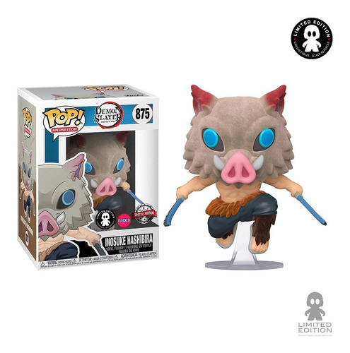 Figura de acción Inosuke Hashibira Flocked 40621 de Funko Pop! Animation