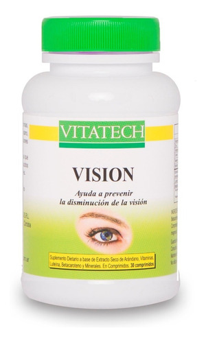 Vision Suplemento Dietario Para Mejorar La Vision Sabor Sin Sabor