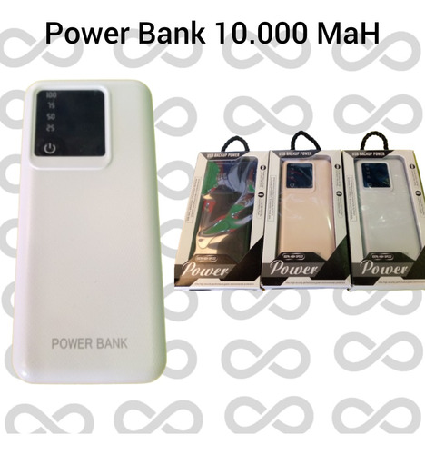 Power Bank Cargador Portátil Para Celular 10.000 Mah
