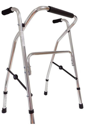 Andador Plegable Aluminio Ortopedico Anciano Tijera Regula