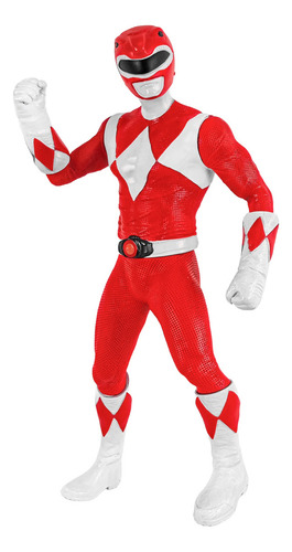 Boneco Power Ranger Vermelho 40 Cm Action Figure Gigante