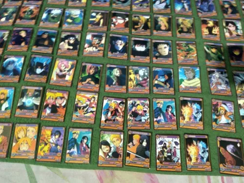 1.000 cards NARUTO = 250 pacotinhos - Coleção UNIVERSO NARUTO, inclui todas  as séries, NARUTO CLÁSSICO, SHIPPUDEN E BORUTO