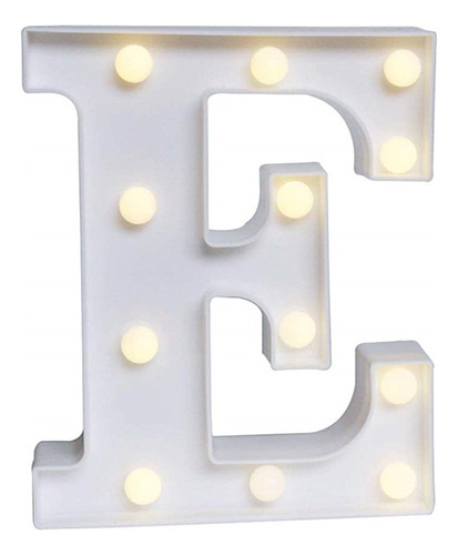 Luces Led Con 26 Letras Y Números Del Alfabeto, Símbolo Y Sí