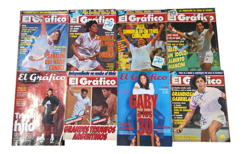 El Grafico Tenis Sabatini Jaite Mancini Coria 8 Revistas