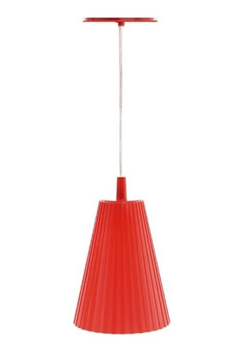 Pendente Vermelho Torino Para Led - Baxton