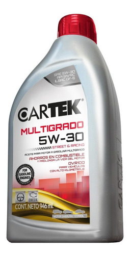 Aceite Multigrado Para Motor A Gasolina 5W-30 946ml