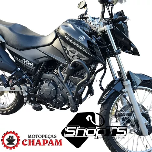 Protetor de Motor de Carenagem Chapam com Pedaleira Crosser 150 2015 Até  2023 Chapam - Tração Motos Yamaha - Loja Virtual