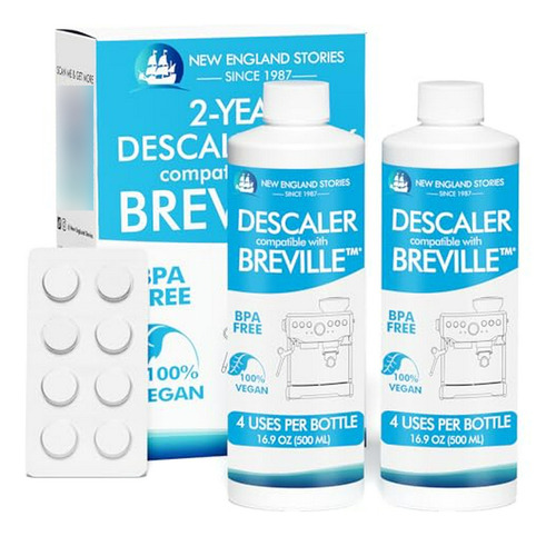 Desincrustante Breville 8 Usos + 8 Tabletas Limpieza.