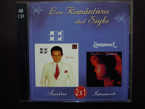 Jose Jose Y Emmanuel 2cds Los Romanticos Del Siglo