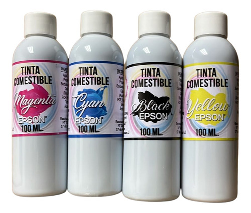 Tinta Comestible Para Fototorta 400ml En Total