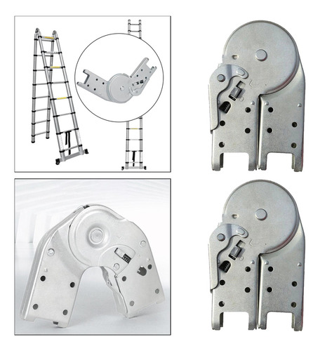 2x Conector De De Escalera De Aluminio Ajustable,