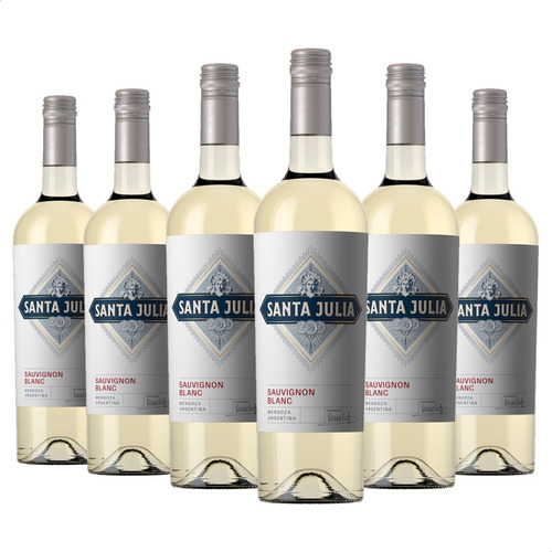 Vino Santa Julia Sauvignon Blanc 750ml - Pack X6 Botellas