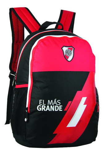 Mochila River Plate Escolar Colegio Futbol Licencia Oficial