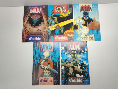 Coleção 5 Volumes Hq Um Conto De Batman Gothic Editora Abril 16264 (Usado)