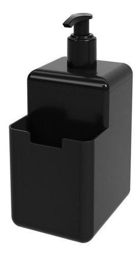 Dispensador De Jabon Plastico Single 500ml Negro