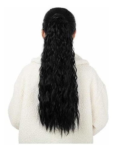 Postizos - Corn Wave Ponytail Hairpiece Heat Resistant Wavy 