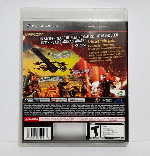 Asura's Wrath Com Manual