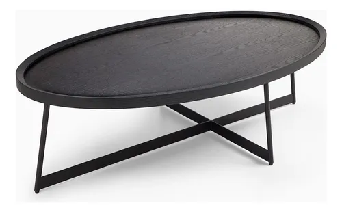 comprar Mesa De Centro Moderna Mesa De Centro Ovalada De Madera Con