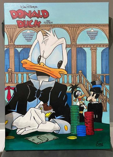 Cuadro Decorativo Walp Disneps Donald Duck