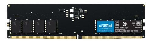 Memoria Ram Desktop Ddr5 8gb 4800mhz Crucial Com Nota Fiscal