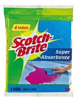 Comprar Scotch -brite Paños Absorbentes Pack X4 ¡máxima Absorción!