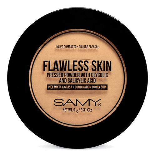 Polvo Samy Flawless Skin 3 Medium X 9g