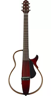 Guitarra Yamaha Silent Cuerdas De Acero Red Burst Slg200scrb Color Red Burst