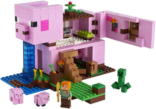 Lego Minecraft 21170- La Casa-cerdo(490 Piezas)
