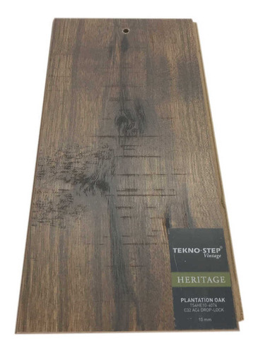 Piso Laminado Teknostep Vintage Heritage Plantation Oak 10mm