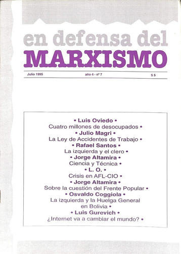 En Defensa Del Marxismo #7