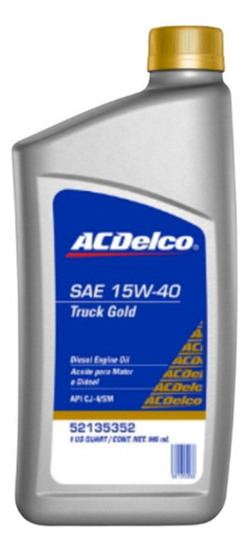 Aceite Acdelco | 15w40 Mineral 