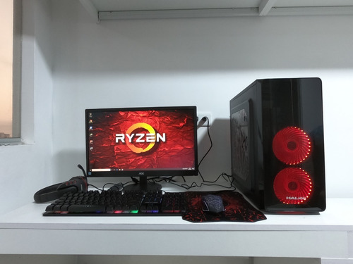Pc Gamer Completa Ryzen 3 3200g + Monitor Hd 22 Pulgadas
