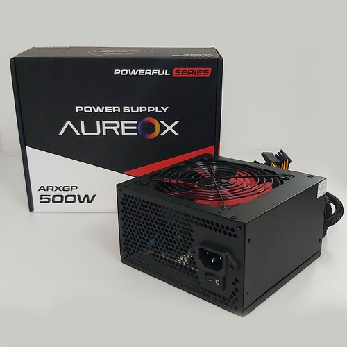 Fuente Pc Gamer Aureox Arxgp 500w Reales Cooler 120mm Gaming