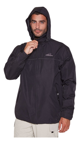 Rompeviento Impermeable Hombre Nix Con Red Capucha Montagne 