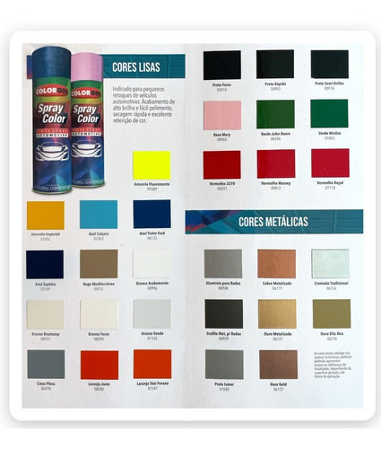 Spray Automotivo Colorgin Cores Diversas