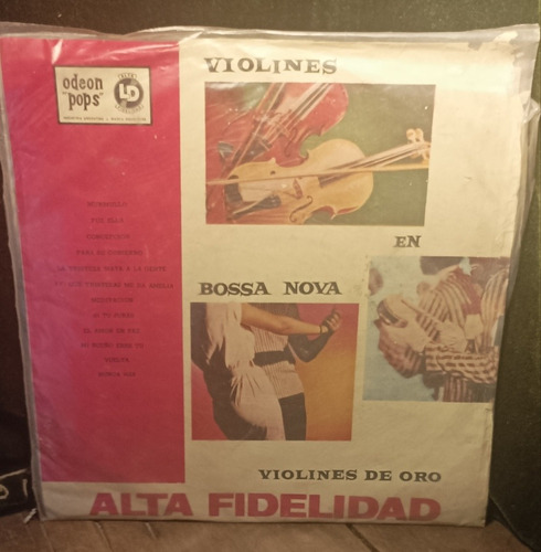 Disco Vinilo Violines En Bossa Nova 1968.