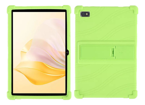 Funda De Tableta Para Blackview Tab 7 Pro Full Silicone Color Verde
