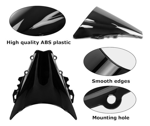 Mica Parabrisas Moto Yamaha R6 R6r 2006 2007 Humo