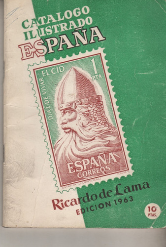 Catalogo Sellos Postales España Ricardo Lama - Edicion 1963