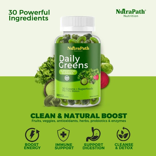 Nutapath Super Greens Gomitas Nutrapath