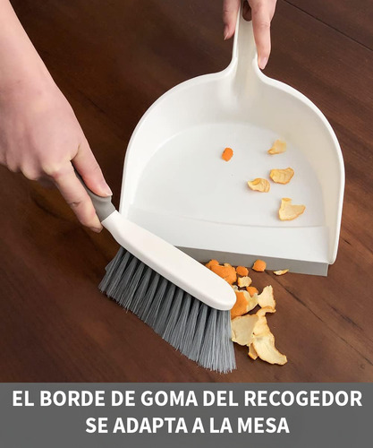 Timotech Set Recogedor Y Escobeta Para Polvo De Mano