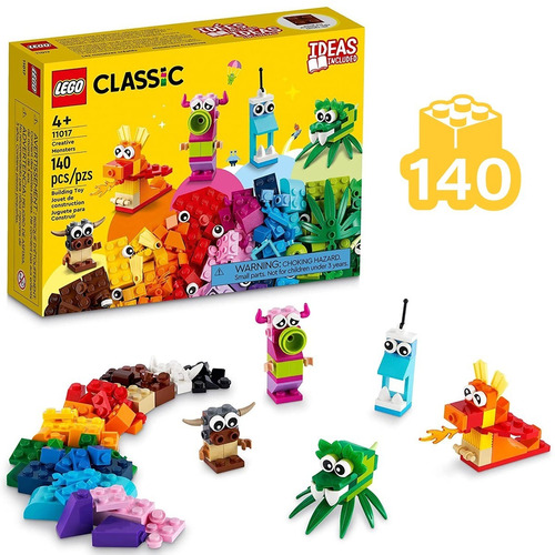 Lego Classic 11017 Creative Monsters 140pzs