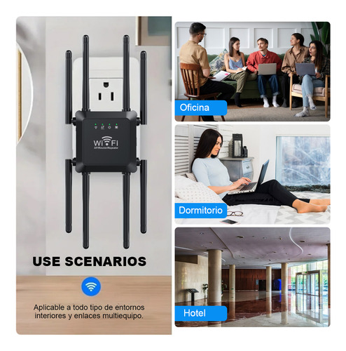 Repetidor Wifi Amplificador Señal Extensor 300 Mbps 2.4 G