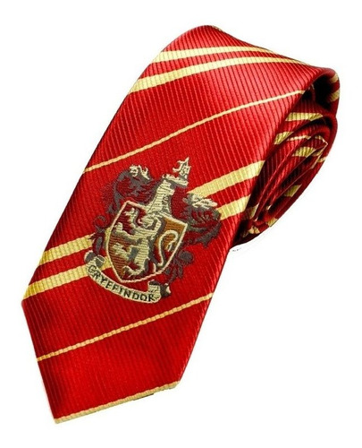 Corbata Hp Gryffindor Harry Potter Hogwarts Con Escudo 