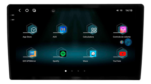 Multimidia Aikon Fóton G3 C4 Cactus 2019 Acima 12+256gb 9p