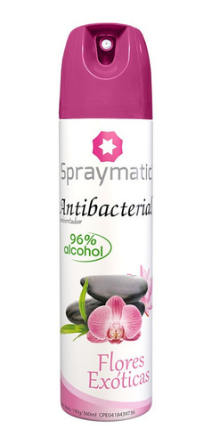 Ambientador Floral Antibacterial Spraymatic Glade Airwikc