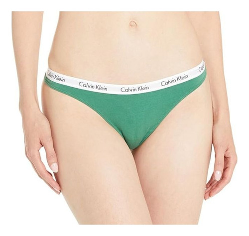 3 Panty Thong Calvin Klein Qd3587-908 Mujer Talla Xl