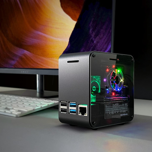 Mini Gabinete Electrocookie, Compatible Con Raspberry Pi 4